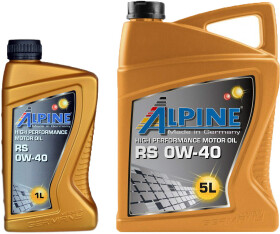 Моторна олива Alpine RS 0W-40 синтетична