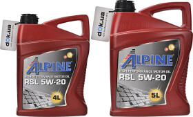 Моторное масло Alpine RSL 5W-20 синтетическое