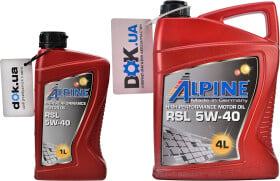 Моторна олива Alpine RSL 5W-40 синтетична