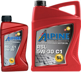 Моторное масло Alpine RSL C1 5W-30 синтетическое
