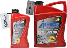 Моторное масло Alpine TSN 10W-40 полусинтетическое