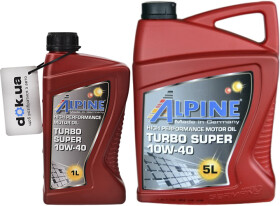 Моторное масло Alpine Turbo Super 10W-40 полусинтетическое