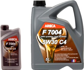 Моторное масло Areca F7004 С4 5W-30 синтетическое