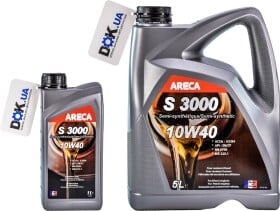 Моторное масло Areca S3000 10W-40 полусинтетическое
