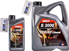 Моторное масло Areca S3000 Diesel 10W-40 полусинтетическое