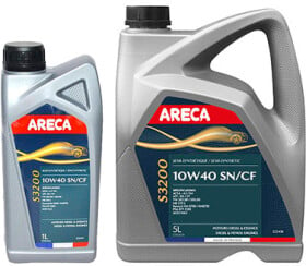 Моторное масло Areca S3200 10W-40 полусинтетическое