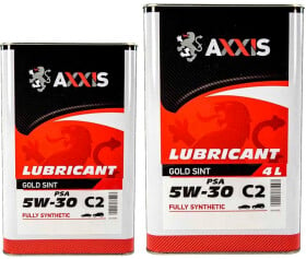 Моторное масло Axxis Gold Sint PSA 5W-30 синтетическое