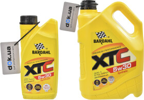 Моторное масло Bardahl XTC 5W-30 синтетическое
