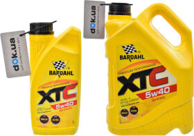 Моторное масло Bardahl XTC 5W-40 синтетическое