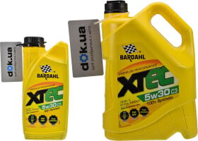 Моторное масло Bardahl XTEC C3 5W-30 синтетическое