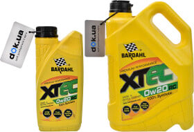 Моторное масло Bardahl XTEC RC 0W-20 синтетическое