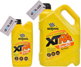 Моторное масло Bardahl XTRA 5W-40 синтетическое