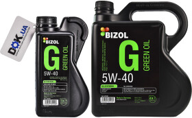 Моторна олива Bizol Green Oil 5W-40 напівсинтетична