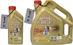 Моторна олива Castrol EDGE A3/B4 0W-40 синтетична