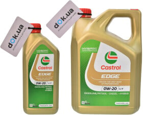 Моторное масло Castrol EDGE LL IV 0W-20 синтетическое