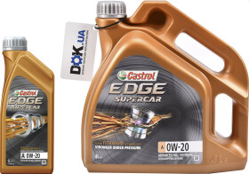 Моторное масло Castrol EDGE Supercar A Titanium FST 0W-20 синтетическое