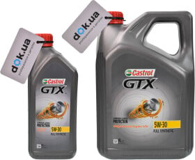 Моторное масло Castrol GTX 5W-30 синтетическое