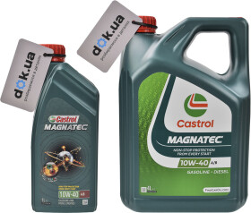 Моторное масло Castrol Magnatec A/B 10W-40 полусинтетическое