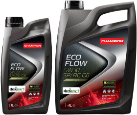 Моторное масло Champion ECO Flow 5W-30 синтетическое