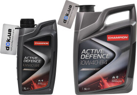 Моторное масло Champion Active Defence B4 10W-40 полусинтетическое