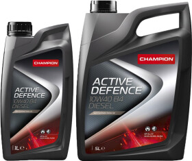 Моторное масло Champion Active Defence B4 Diesel 10W-40 полусинтетическое