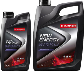 Моторное масло Champion New Energy PI C3 5W-40 синтетическое