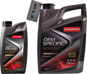 Моторное масло Champion OEM Specific MS-F 5W-30 синтетическое