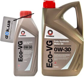 Моторное масло Comma Eco-VG 0W-30 синтетическое