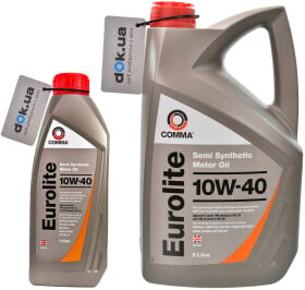 Моторное масло Comma Eurolite 10W-40 полусинтетическое
