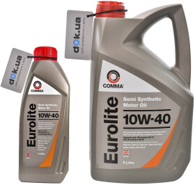 Моторное масло Comma Eurolite 10W-40 полусинтетическое