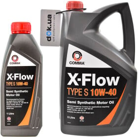Моторное масло Comma X-Flow Type S 10W-40 полусинтетическое