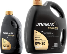 Моторное масло Dynamax GoldLine LongLife 0W-30 синтетическое