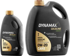 Моторное масло Dynamax GoldLine LongLife FE 0W-20 синтетическое
