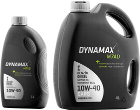 Моторное масло Dynamax M7AD 10W-40 минеральное