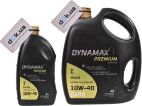 Моторное масло Dynamax Premium Diesel Plus 10W-40 полусинтетическое