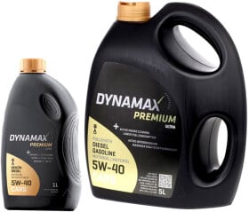Моторна олива Dynamax Premium Ultra 5W-40 синтетична