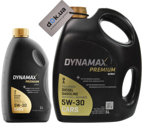 Моторное масло Dynamax Premium Ultra F 5W-30 синтетическое
