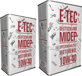 Моторное масло E-TEC ASM 10W-40 полусинтетическое