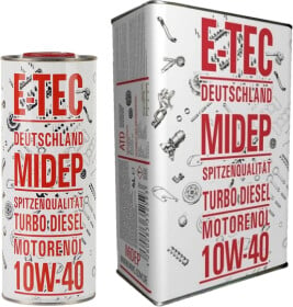 Моторное масло E-TEC ATD 10W-40 полусинтетическое
