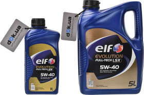 Моторное масло Elf Evolution Full-Tech LSX 5W-40 синтетическое