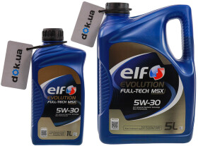 Моторное масло Elf Evolution Full-Tech MSX 5W-30 синтетическое