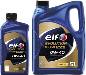 Моторное масло Elf Evolution R-Tech SPORT 0W-40 синтетическое