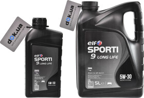 Моторное масло Elf Sporti 9 Long Life 5W-30 синтетическое