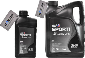 Моторна олива Elf Sporti 9 Long Life 5W-30 синтетична