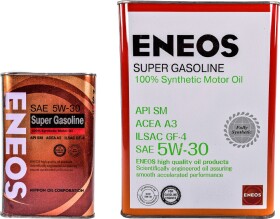 Моторное масло Eneos Super Gasoline SM 5W-30 синтетическое