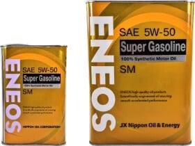 Моторное масло Eneos Super Gasoline SM 5W-50 синтетическое