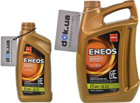 Моторное масло Eneos Ultra 0W-20 синтетическое