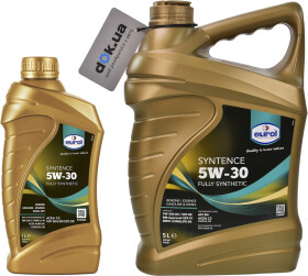 Моторное масло Eurol Syntence 5W-30 синтетическое