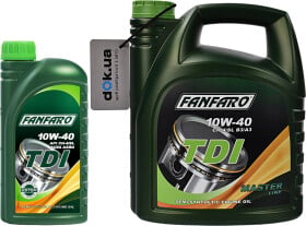 Моторное масло Fanfaro TDI 10W-40 полусинтетическое