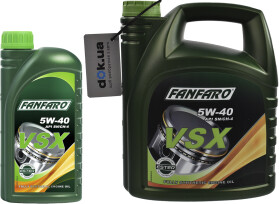Моторна олива Fanfaro VSX 5W-40 синтетична